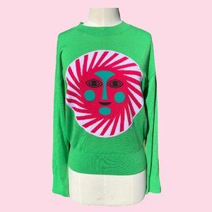 Kate Spade x Alexander Girard Sweater - Sun Motif - RARE 30th Anniversary